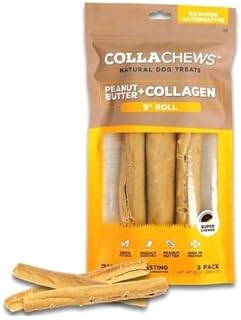 Collachews 9" Peanut Butter Rolls - 3pk