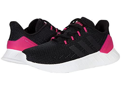 adidas Questar Flow NXT (Little Kid/Big Kid) Black/Black/Team Real Magenta 5 Big Kid M