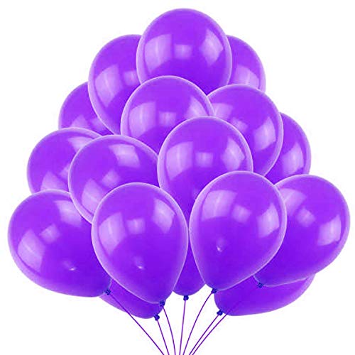 50 Palloncini Viola. Palloncini per Elio da 36 cm
