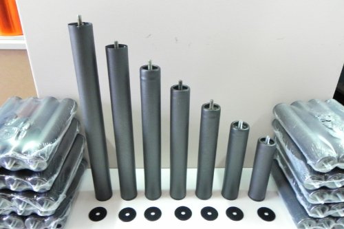 Miroytengo Pack 4 Patas Cilíndricas 35 Cm Metálicas Para Somier O Base Tapizada Miroytengo Pack 4 Patas Cilíndricas 35 Cm Metálicas Para Somier O Base Tapizada