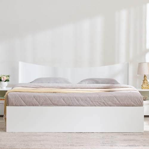 Image of Home Centre Helios Alton Box Storage King Bed with Bedside Table and 2-Door Wardrobe