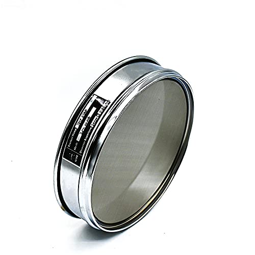 Sito laboratoryjne, Sito laboratoryjne, sito testowe, standardowe do kontroli próbek, Farmakopea, 304, siatka filtracyjna SUS, chromowana rama R20 cm, otwór 0,0385 mm