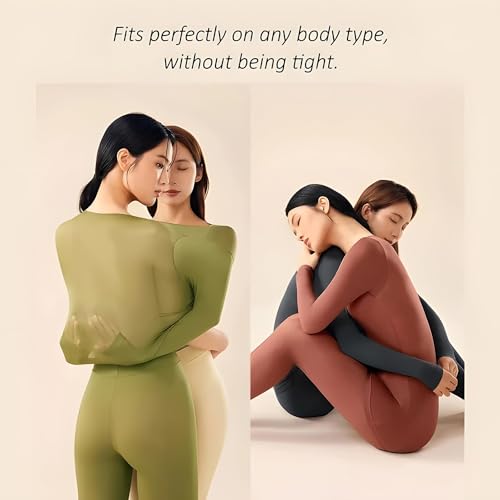 Ultra-thin hyaluronic acid water-locking thermal underwear set to relieve dry skin2