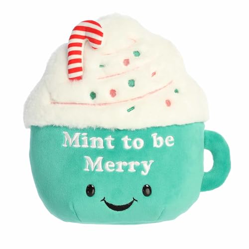 Peluche de Noël vert pour décoration de table et salon festif