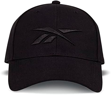 Reebok Unisex Vector Classic Ballcap with Adjustable Snapback for Men and Women (One Size Fits Most) Baseball Cap