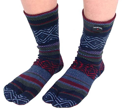 Polar Feet Fleece Tabi Flipflop Socks for Men and Women4