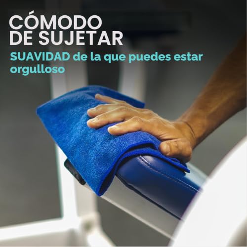 Paños de microfibra multiusos de 30x30 cm superabsorbentes pack de 12 sin pelusa 8