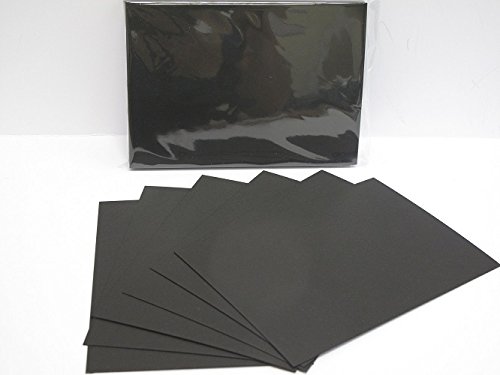 40 x A6 (148x105mm) Black Matt Smooth Card 300gsm - Ideal for Cardmaking & Scrapbooking AM66