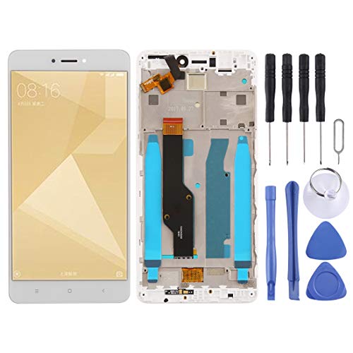 Écran LCD pour Xiaomi Redmi Note 4X blanc avec châssis
