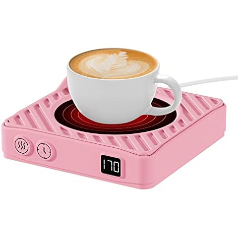 Coffee Cup Warmer for Desk with Auto Off Timer, Coffee Warmer for Desk Auto Shut Off with 3-Temp Settings, Coffee Mug Warmer for Desk with Auto ON/Off, Electric Coffee Warmer, Wax Warmer, Warm Gift Cover