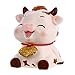 ABOOFAN Résine Vache Voiture Ornement Fortune Bovins Statue Animaux de La Ferme Figurine Jouets Taureau Cupcake Toppers pour 2021 Boeuf Chinois Nouvel an Voiture Décoration Souvenir