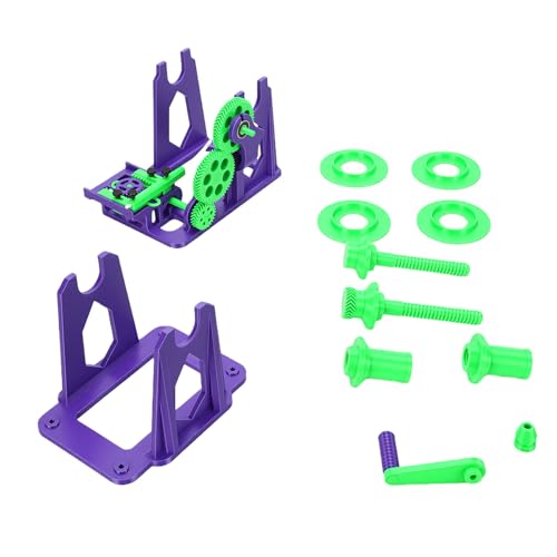 Enrouleur de filament 3D Aramox violet et vert pré-assemblé pour P1S X1