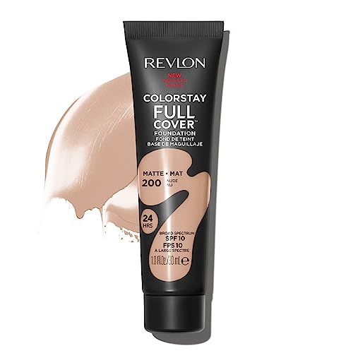 Revlon ColorStay Full Cover Base de Maquillaje SPF10 Tono 200 Nude