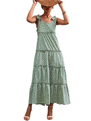 Robe longue d'été bohème légère pour rester au frais avec style floral