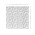 A La Maison Ceilings R125 Emma's Flowers Glue-up Styrofoam Ceiling Tile (256 sq. ft./Case), Pack of 96, Silver Trimmed