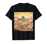 Arte en la elegancia del pabellón de Golden Japan Camiseta
