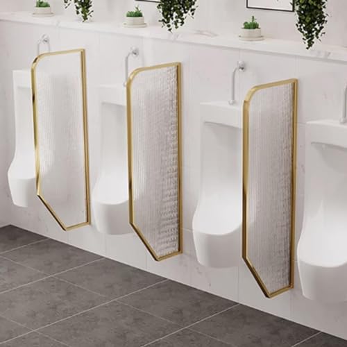 Cloison d'urinoir murale en acier inoxydable pour séparation de toilette