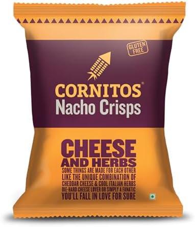 Cornitos cheese & herbs nachos chips 150g