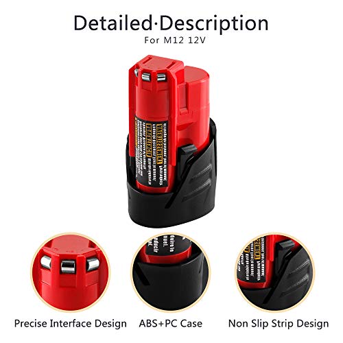 Milwaukee M12 3.0Ah Replacement Batteries (2 Pack) - Image 4