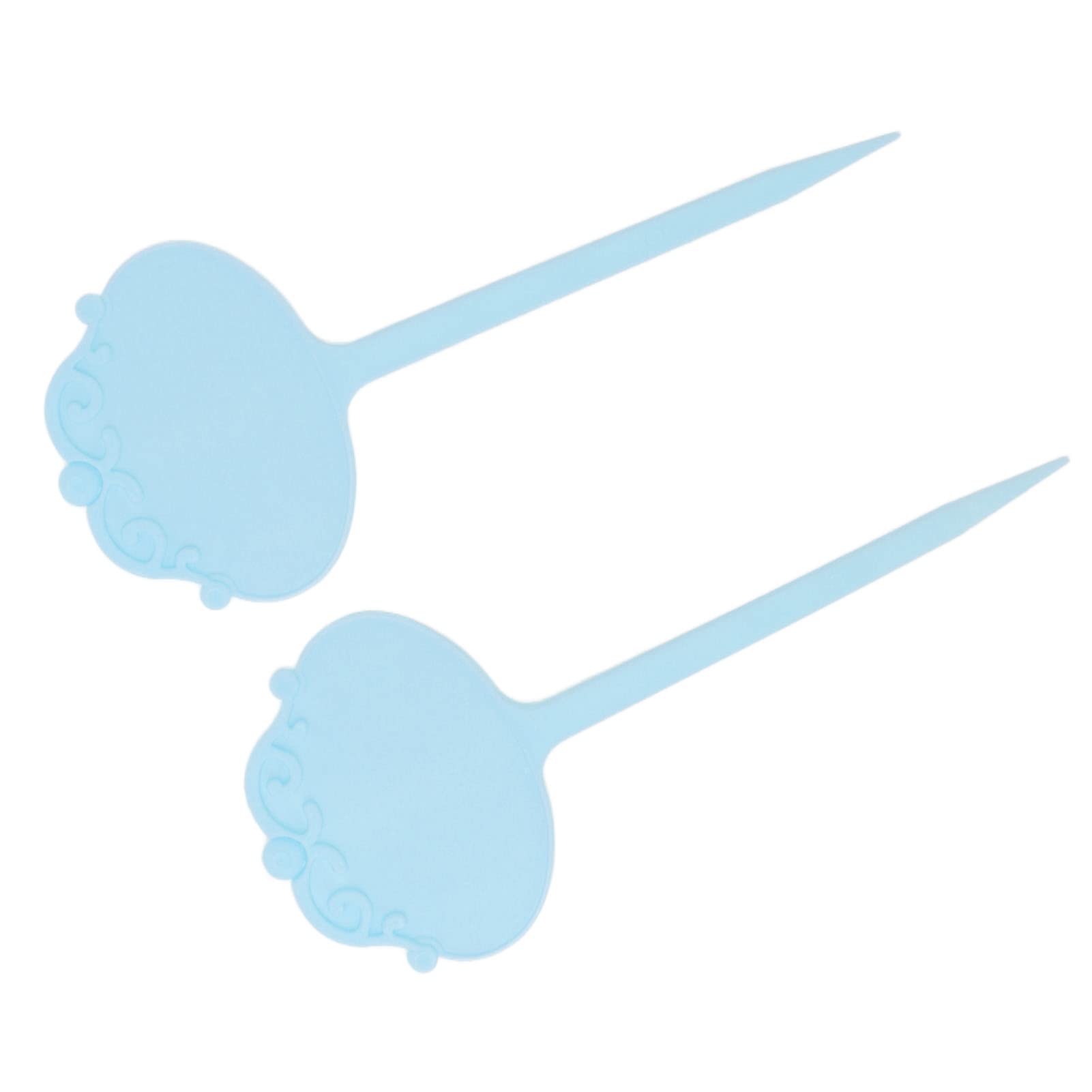 Cocoarm Etichette per Piante Etichette per Piante in Plastica 50 Pezzi 16 X 6,8 Cm da Giardino Impermeabili di Fiori Scrivibili per Giardino Vivaio Frutteti in Vaso e Coltivatori Domestici (BLUE)