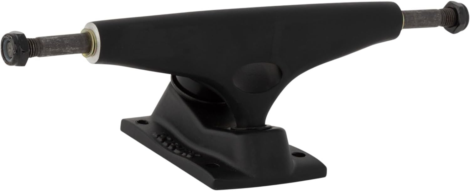 Warehouse Skateboards Krux Skate Trucks DLK K5 Black Widow Black Skateboard Trucks - 5.0" Hanger 7.6" Axle with 1" Anodized Blue Hardware - Bundle of 2 Items