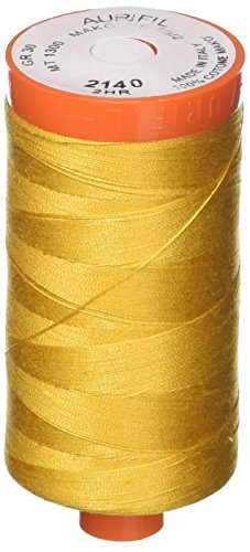 Hilo de algodón Aurifil Mako 50W 1422 yd Mustard miniatura 1