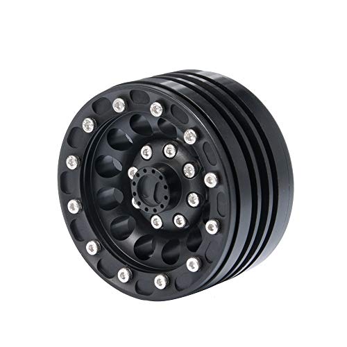 Rclions Aluminum 1.9" Beadlock Wheels Rims For 1/10 Crawler Axial Scx10 D90 Trx-4 Rc Car -Pack Of 4 #TOP5