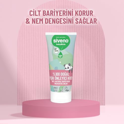 Siveno%100 Doğal Bebek Pişik Önleyici Jel Krem Çinko Hassas Hipoalerjenik Vegan Bakım Kremi 50 ml - Görsel 7