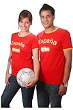 Tallas disponibles: S - XXXL. Brubaker - Camiseta de manga corta, diseño de España rojo rojo Talla:xxx-large