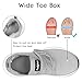 Padphri Diabetic Shoes for Men Extra Wide Width Walking Shoe Orthopedic Neuropathy Edema Swollen Feet Lymphedema Sneakers Zapatos para Diabéticos Hombre Grey
