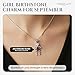 Baby Birthstone Charm Pendant by Ginger Lyne | September Girl Birthstone Jewelry, Simulated Blue Sapphire CZ Stones, .925 Sterling Silver Charm for Necklace for Mom or Grandma