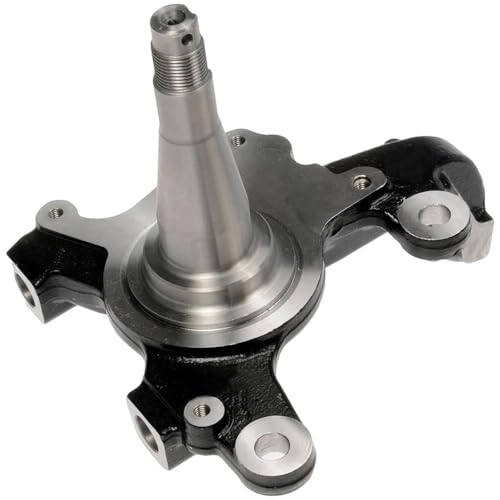 Image of Detroit Axle - RWD Front Left Steering Knuckle for Toyota 1995-2002 Tacoma [Non-ABS], 1996 1997 1998 1999 2000 2001 Replacement Driver Side Steering Knuckle Assembly