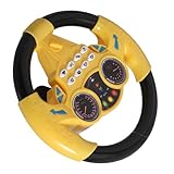 Jeu de simulation pour enfants : structure simple, conception raisonnable, volant est ferme et solide, facile à installer, simple à remplacer, volant de voiture