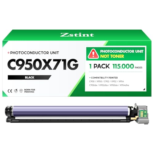 Unité photoconducteur Lexmark C950X71G pour tambour X950de C952 X952dte X954dhe rechange compatible