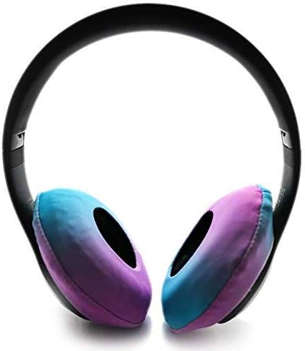 Sweat Protecting Washable Headphone Covers - Protect All Headphones - Makeup Resistant - Gym Workout, Gamer, DJ Headphones (Large)