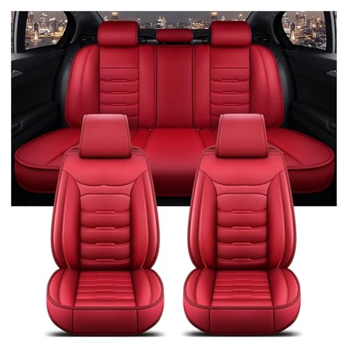 Housse de siège de voiture universelle rouge pour Volvo XC60 XC90 et SUV 5 places