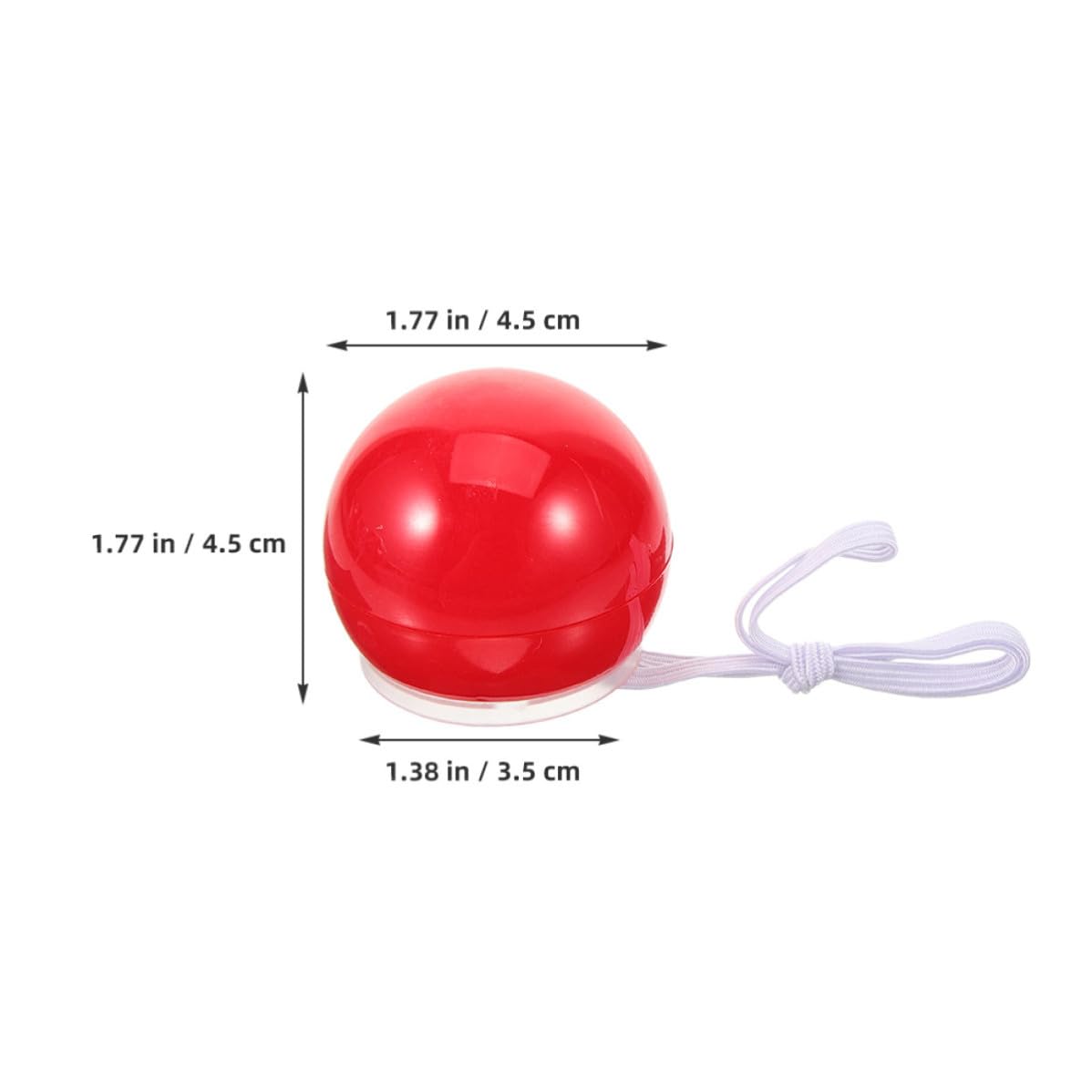 ibasenice 15 Pezzi Naso Luminoso Rosso in Plastica per Costume da Clown Effetto Brillante e Design Unico, per Feste di Compleanno e Eventi a Tema Circo
