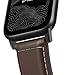 Nomad Traditional Band for Apple Watch 44mm/42mm | Rustic Brown Horween Leather | Black Hardware