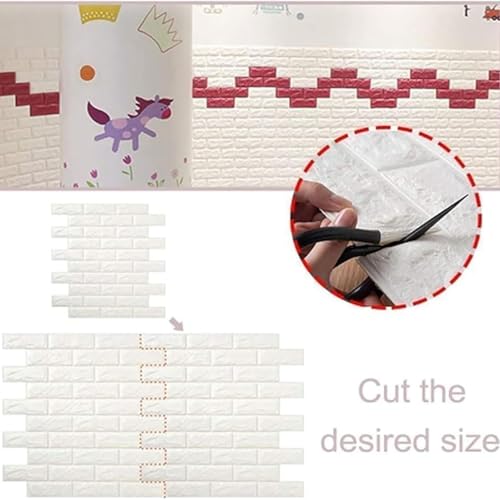 Panneaux muraux autocollants 3D pour masquer les défauts des murs abîmés - 6