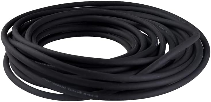 CAG60 Peristaltic Pump Tubing, 15m (17#), Neoprene, Black, Roll of 1, High Chemical & Temperature Resistance, Long Pump Life, Stable Flow Rate