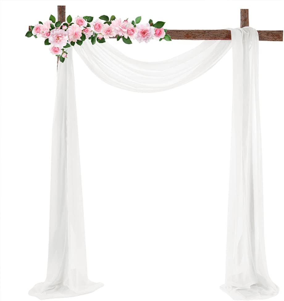 Rideau Mariage Hiseng - Tulle Vert Sauge 0.75x6m - Décoration Arche, Baldaquin Ou Fond De Cérémonie