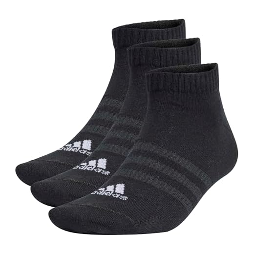 adidas Thin And Light Sportswear Low-cut Socks 3 Pairs, Calcetines Unisex adulto, Black / White, 40-42