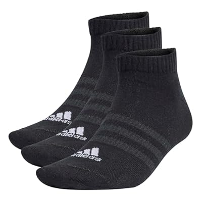 adidas Unisex adulto Thin and Light Sportswear Low-Cut Socks 3 Pairs, Black / White, 10.5-12.5 | Ya disponible en tu tienda friki favorita! En mundofriki.es!