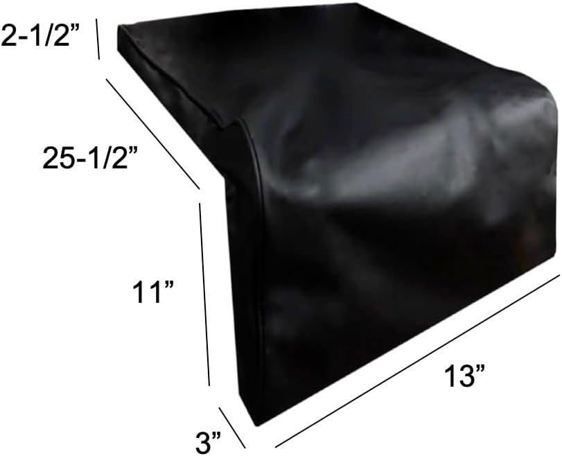 Windproof Covers 13” Heavy Duty Premium Quality Grill Cover to fit GE Monogram Double Side Burner Built-in