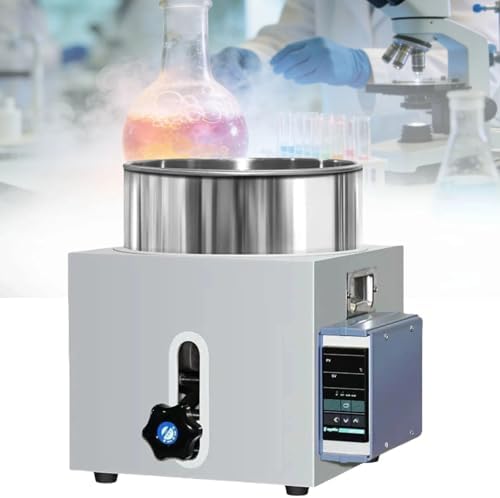Digital Lab Water Bath 5L, Stainless Steel Heating Device, Lift Type with LED Display, Precise Temperature Control for Laboratory Use, 2/3/5L Options Available