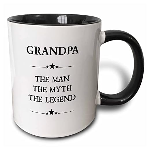 "Grandpa The Man The Myth The Legend" Mug