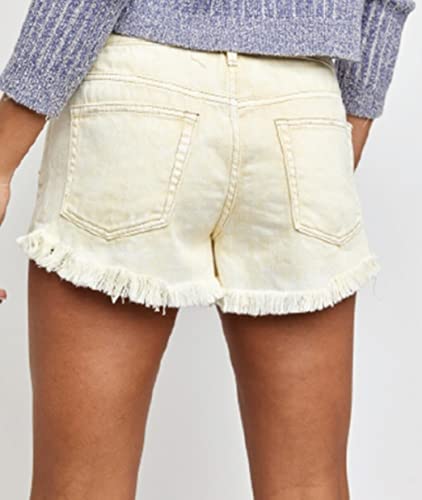 Free People Women’s Loving Good Vibrations Cutoffs Shorts Banana Split 31 #TOP1