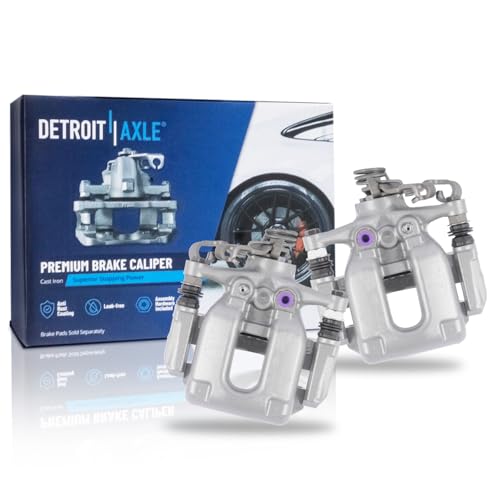 Detroit Axle - Rear Brake Calipers For 2016 2017 2018 2019 Chevrolet Cruze Di...