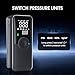 CARSUN Cordless Tire Inflator Portable Air Compressor,Car Tire Pump with Digital Dual Screen,150PSI Portable Air Pump for Car Tires with Deflation&Pressure Gauge,Suitable for Car,Motorcycles,Bicycles
