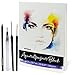 int!rend Aquarellpapier A4 300 g - 30 Seiten Aquarellblock inkl. Wassertankpinsel + 2 Pinsel + Bleistift - Professionelles Watercolor Paper Aquarell & Gouache Mal Block
